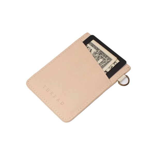 Orange Floral Vertical Wallet Thread